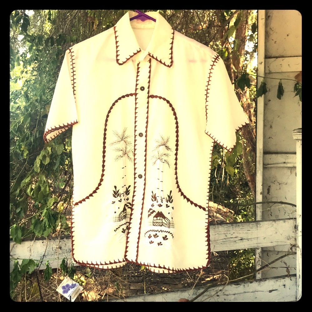 SOLD Vintage Polynesian Western Like Shirt